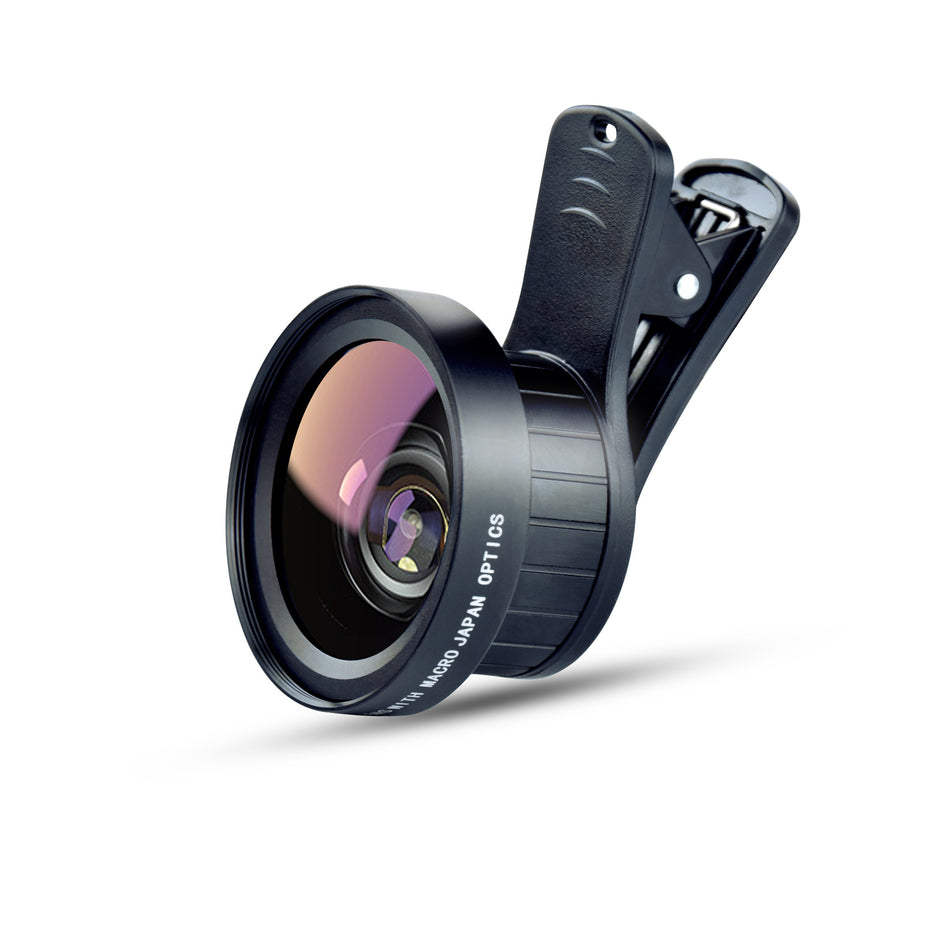 0.45X Wide-Angle & Macro 2-in-1 Mobile Lens HD