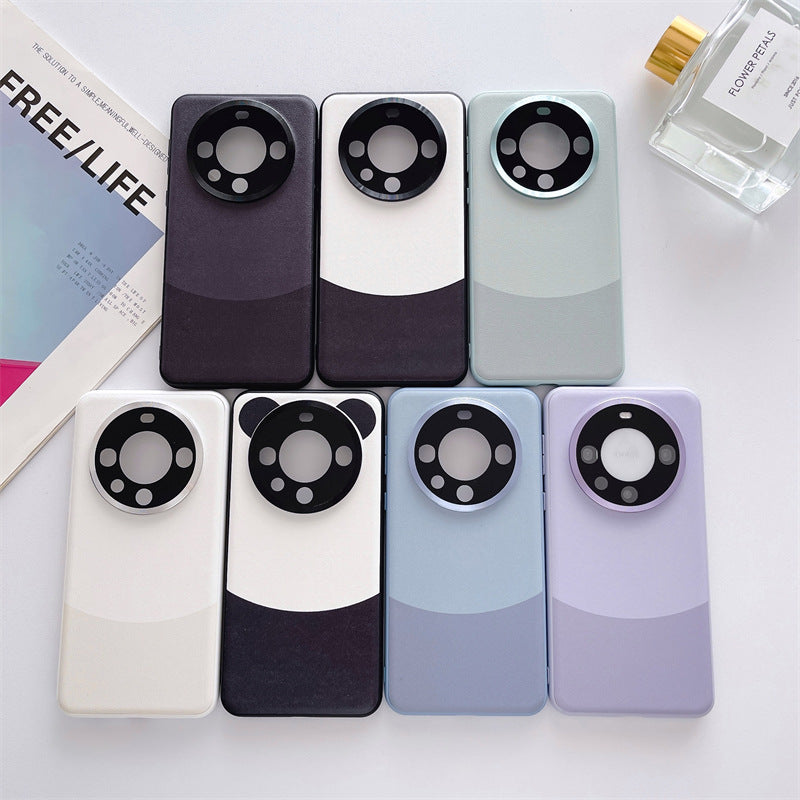 Huawei Mate60 Pro Cute Panda Leather Drop-Proof Case