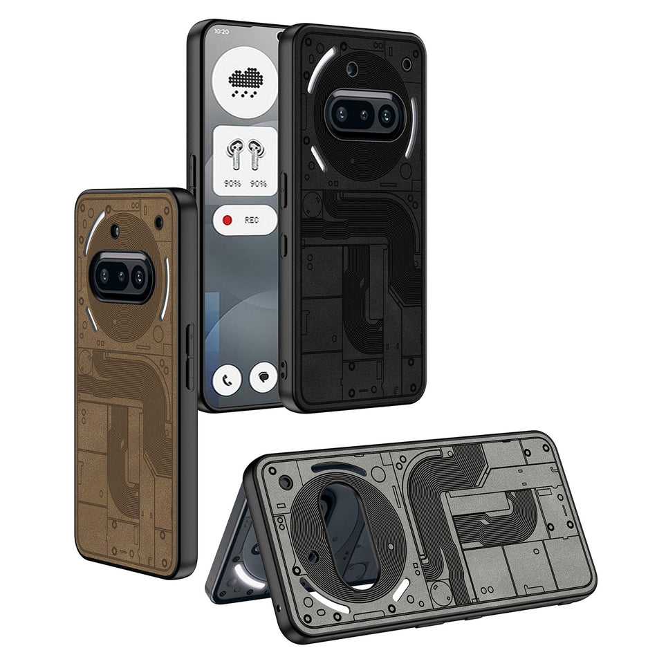 Nothing Phone 3A/3A Pro Leather Protective Case