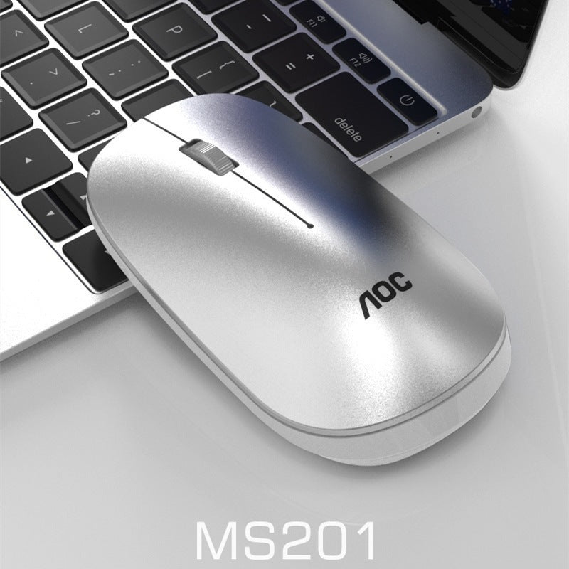 AOC MS201 Wireless Mute Business Mouse – Stylish & Thin