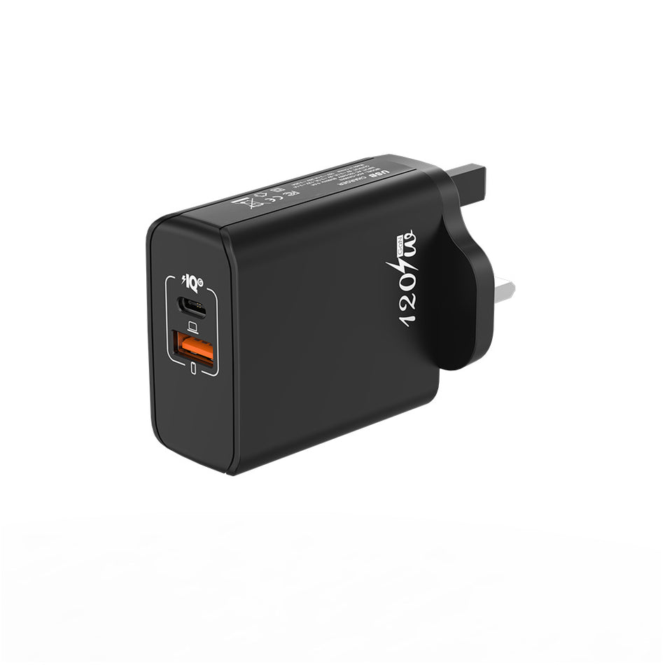 120W GaN Fast Charger (66W for Apple/Huawei/Xiaomi)