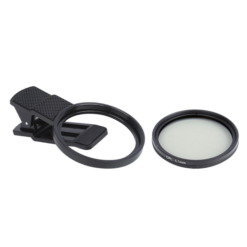 67mm CPL Mobile Phone Polarizer Filter HD Lens