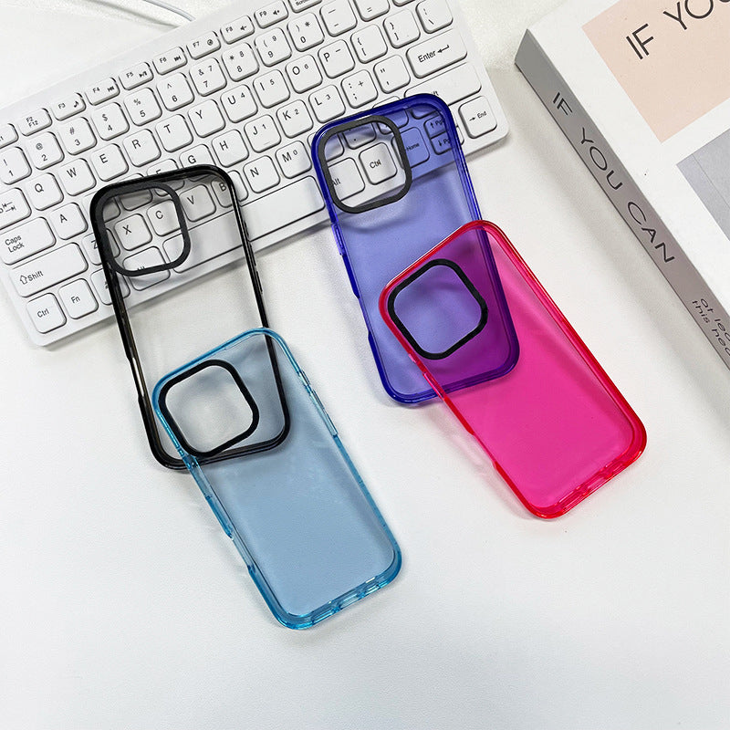 Crystal-Clear 2-in-1 iPhone Protective Case