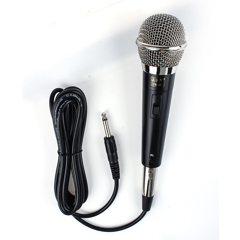 JIY Wired Dynamic Microphone with Sound Card