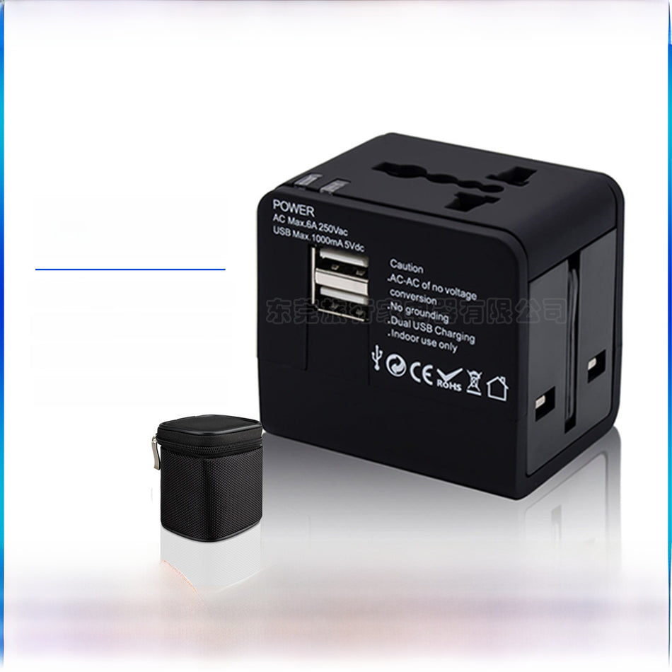Smart Travel USB Adapter – Multi-National Plug Converter