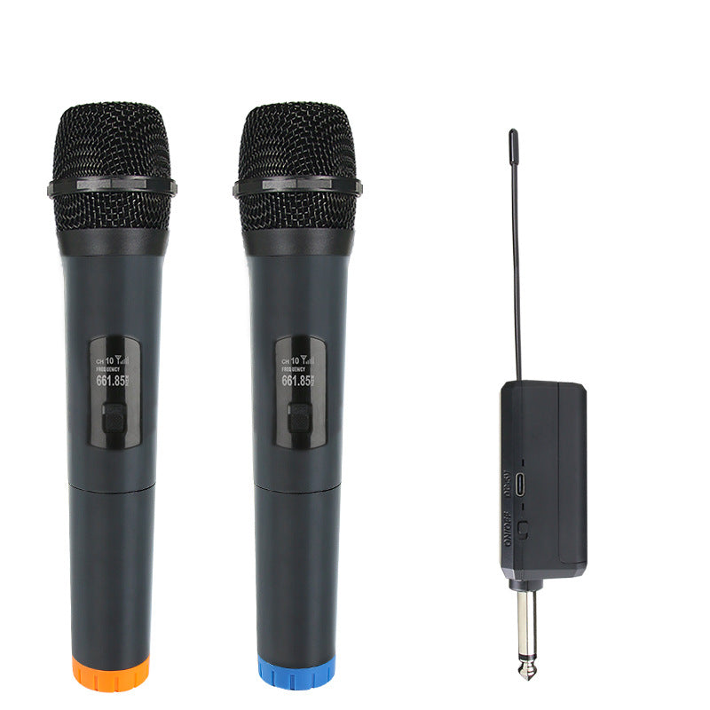 Universal Wireless Handheld Mic – One-to-Two Karaoke & Outdoor Live Mic