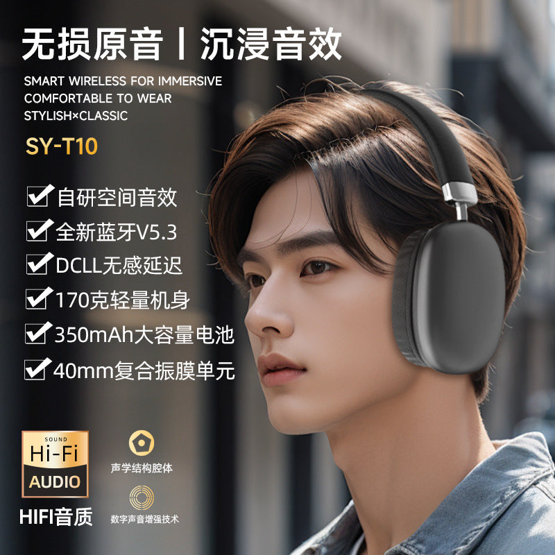 Head-Mounted Bluetooth Music Headset Long-Endurance Wireless