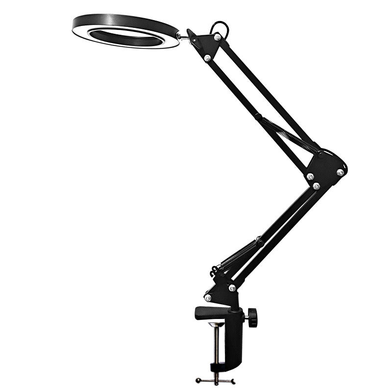 LED Eye Protection Table Lamp with Magnifying Glass