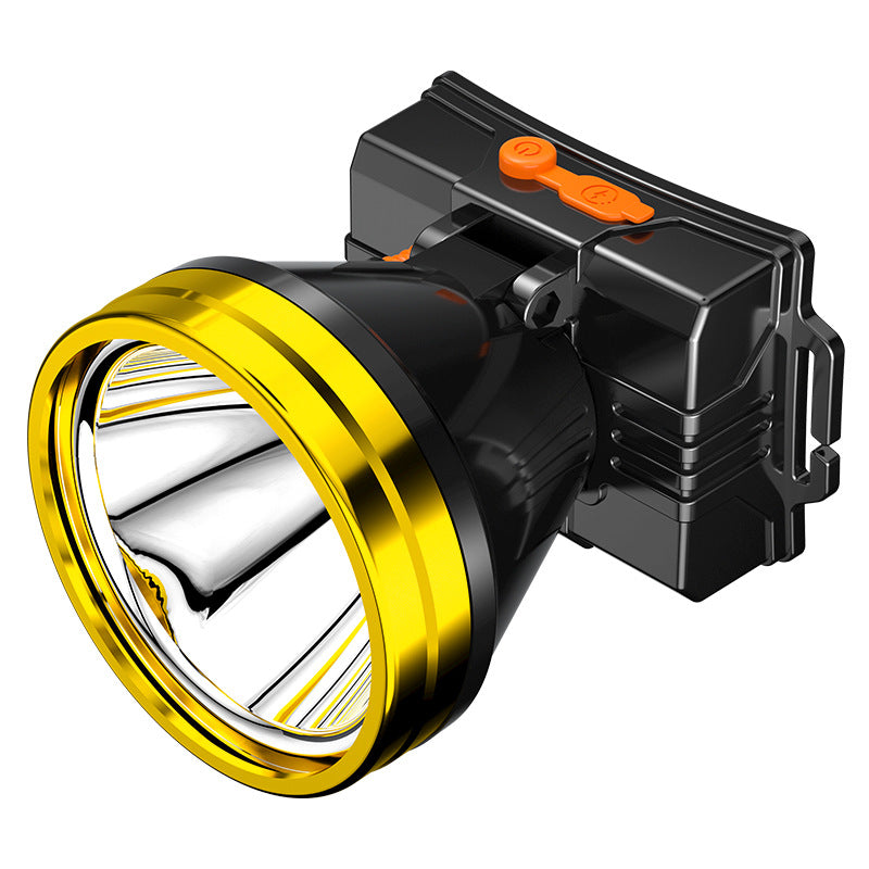Rechargeable Long-Range Miner’s Headlamp for Outdoor & Emergency Use