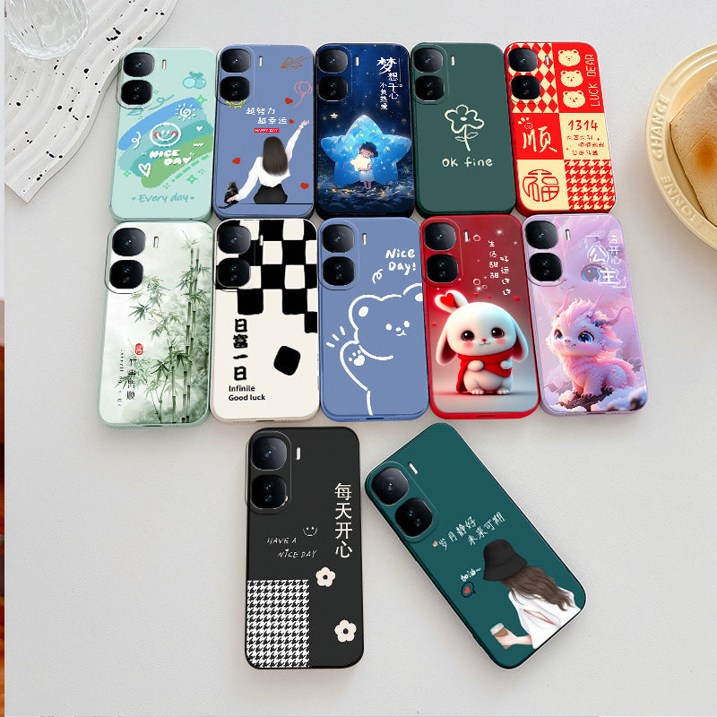 iQOO Z9/Z8X/Z7X/Z6X/Z5 Cartoon Trendy Couple Case