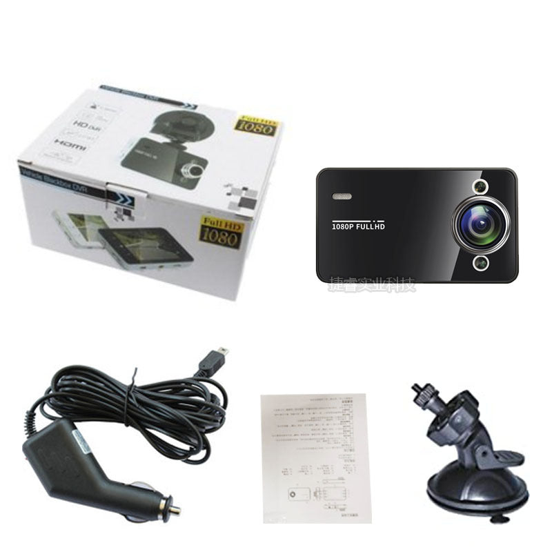 K6000 HD Car Dash Cam Night Vision Hidden Recorder