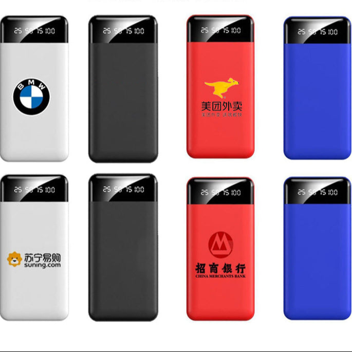 Ultra-Thin 20000mAh Power Bank with Logo Option