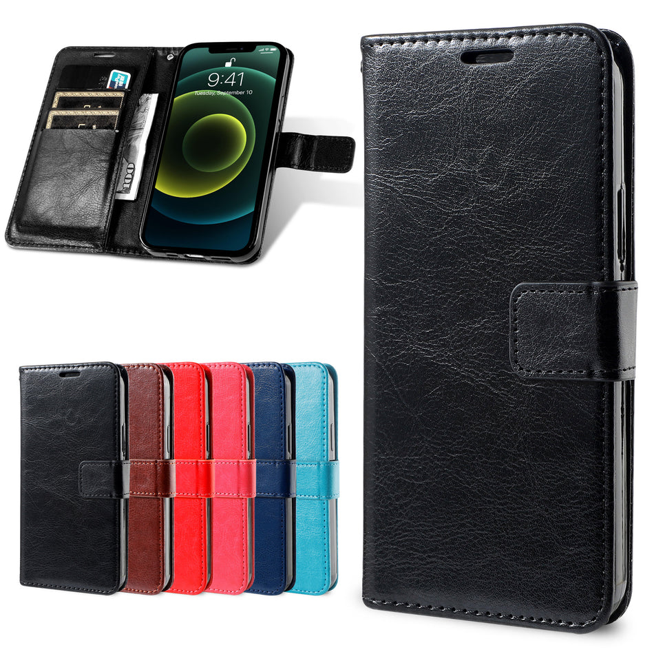 Classic Flip Leather Case for Samsung S25