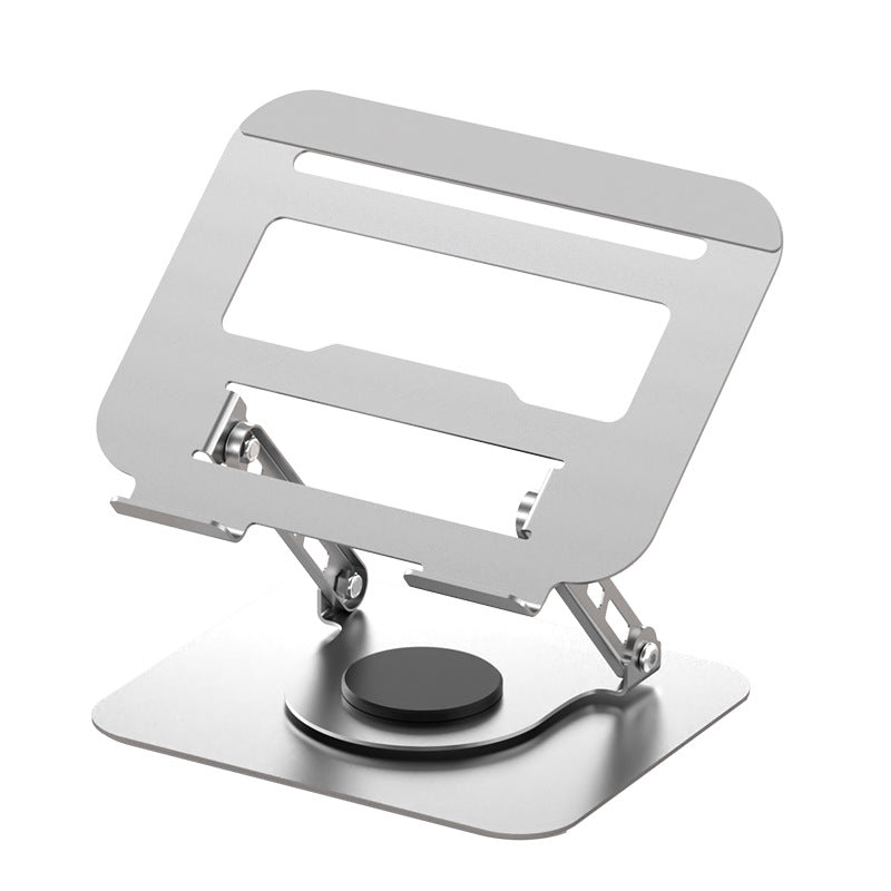 All-Metal Laptop Stand – 360° Rotation, Suspended Cooling & Height Adjustable