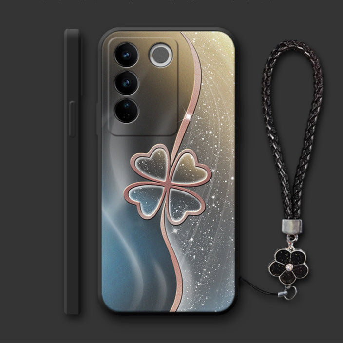 Gold Four Leaves Fashion Case for Vivo S16/S12