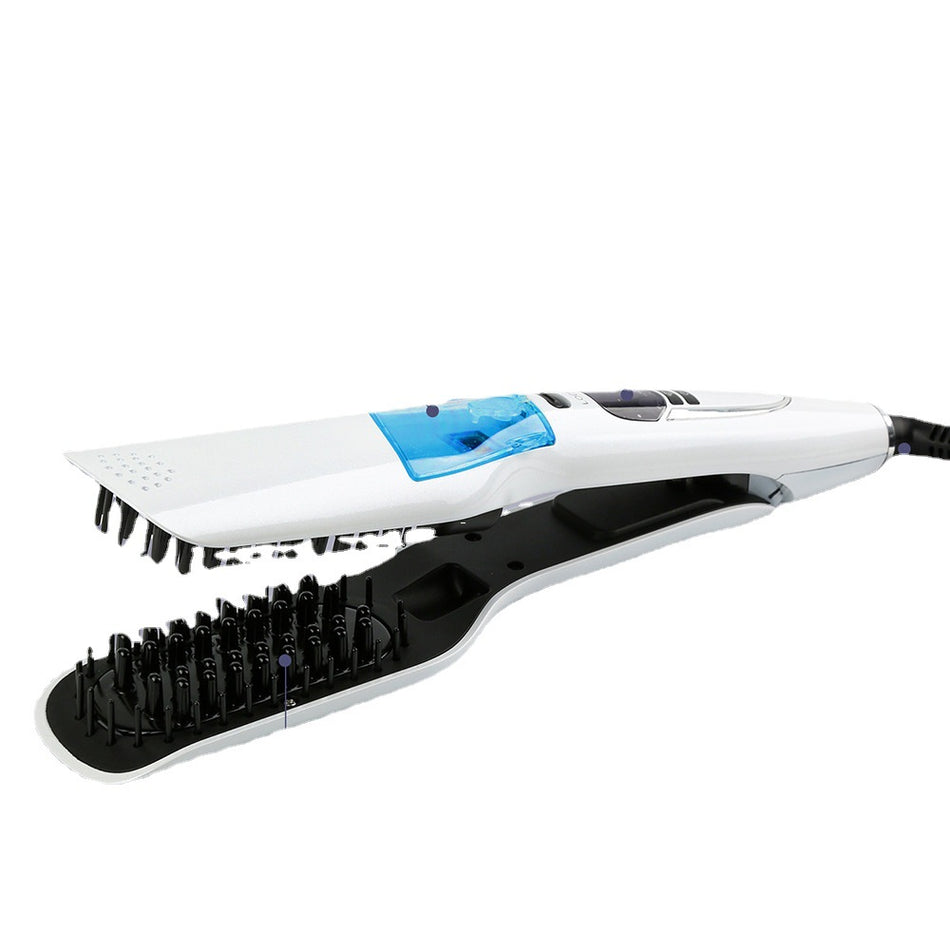 Steam Hair Straightener with Ceramic Spray – No Damage