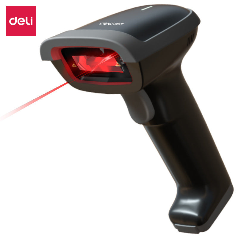 Deli 14881S Handheld Wireless Barcode Scanner – 1D Code Reader