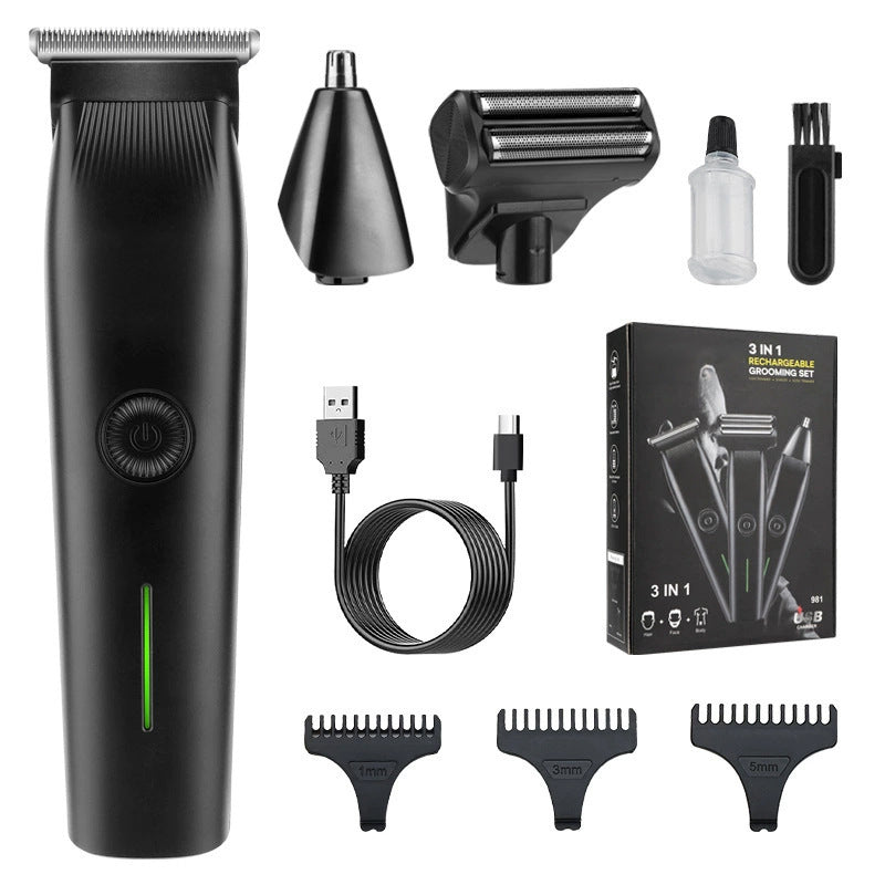 Men’s 3-in-1 Multifunction Electric Shaver Grooming Set