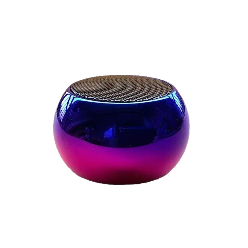 Two-Color Mini Bluetooth Speaker Portable Metal Subwoofer