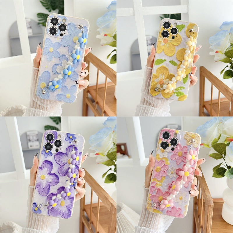 Flower Chain Case for Samsung A73–A03S
