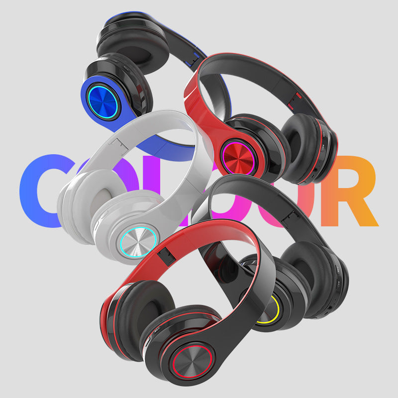 B39 Wireless Luminous Bluetooth Headset – Heavy Bass & Sports