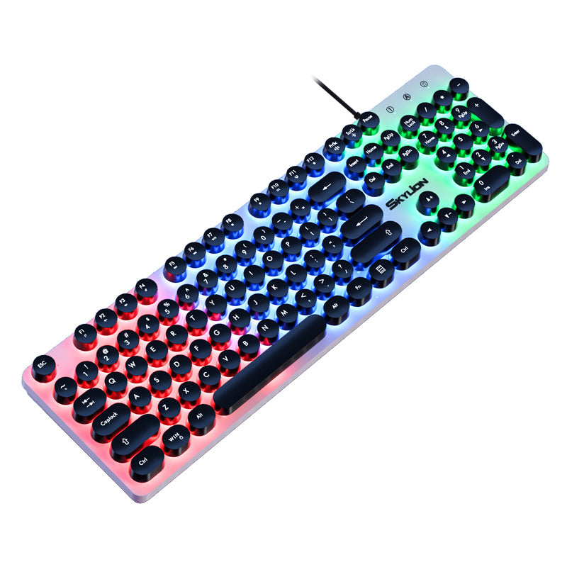H300 Wired Luminous Keyboard & Mouse Set: Mechanical Feel & Punk
