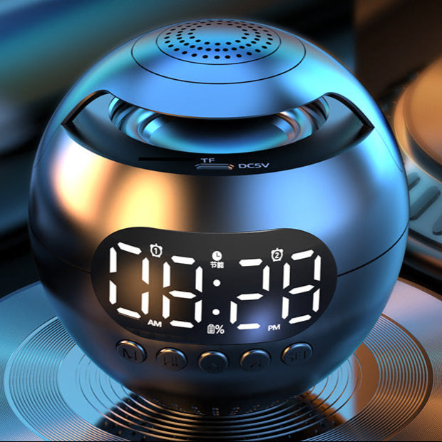F6 AI Bluetooth Alarm Clock – Portable Subwoofer