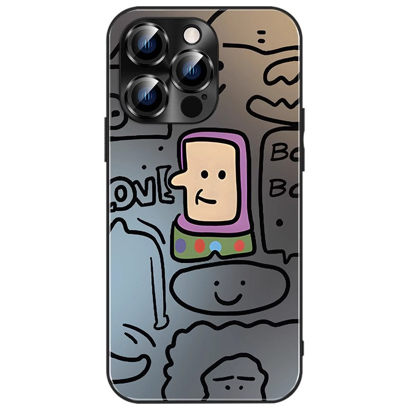 Buzz Lightyear Glass iPhone Case – Stylish & Full Cover