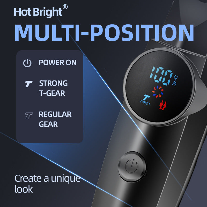 Smart Display Hair Clipper – Salon & Home Use