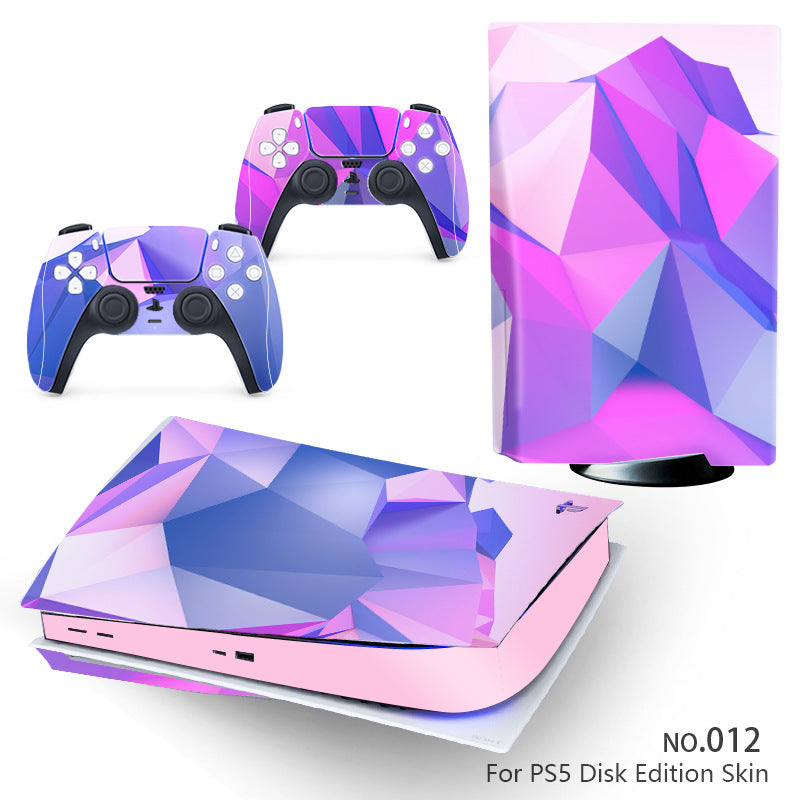 Cartoon PS5 Console Sticker – Optical Drive Version