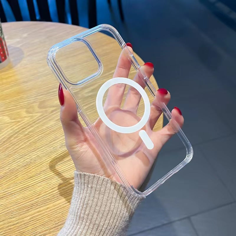 iPhone 16 MagSafe Acrylic Case – Animated Touch Shell