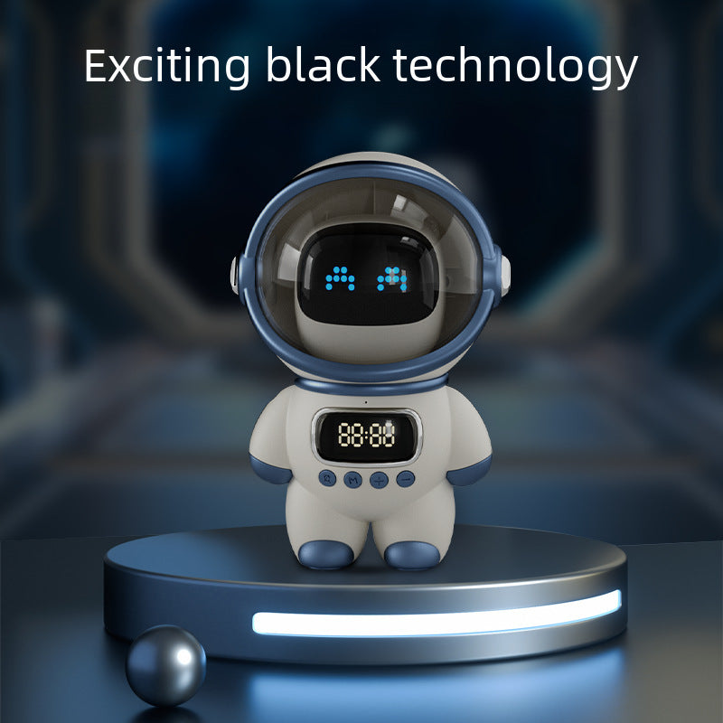 Smart AI Bluetooth Clock Speaker with Alarm & TF Card