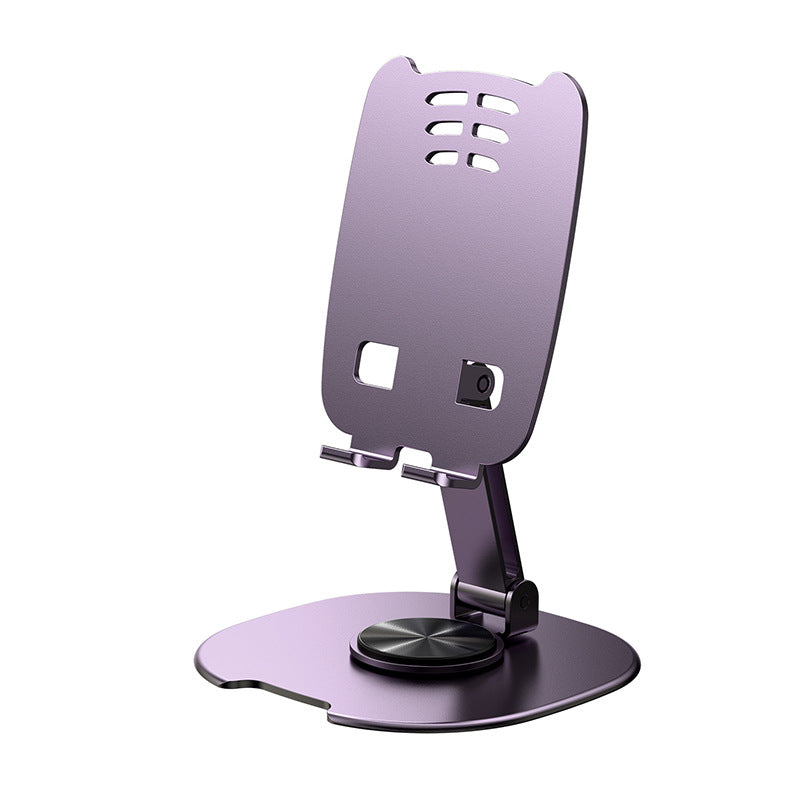 All-Metal Rotatable Phone & Tablet Folding Desktop Stand