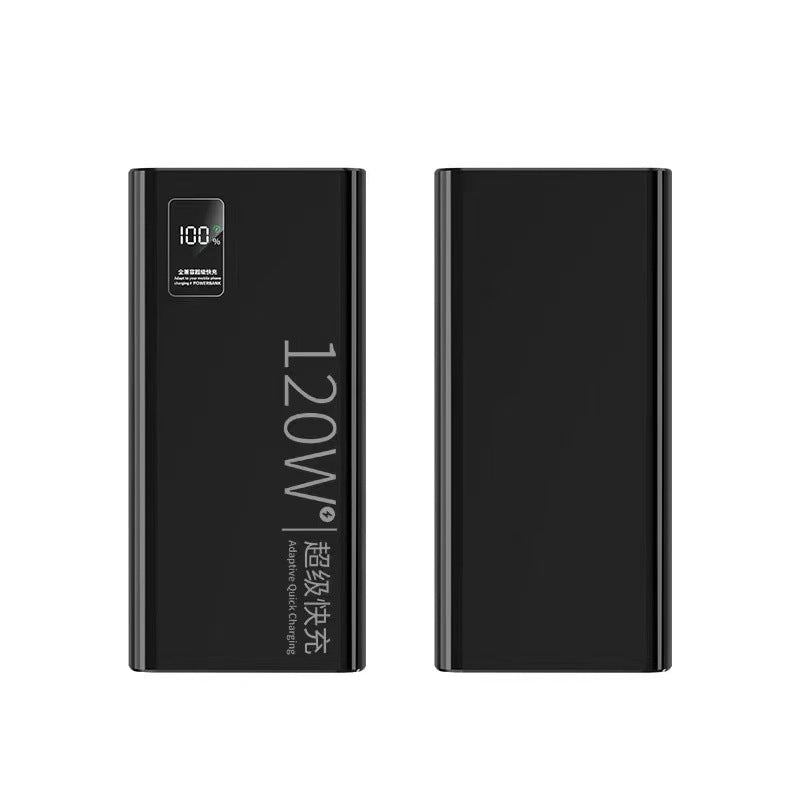 120W Fast Charging Power Bank 10000–20000mAh 3C
