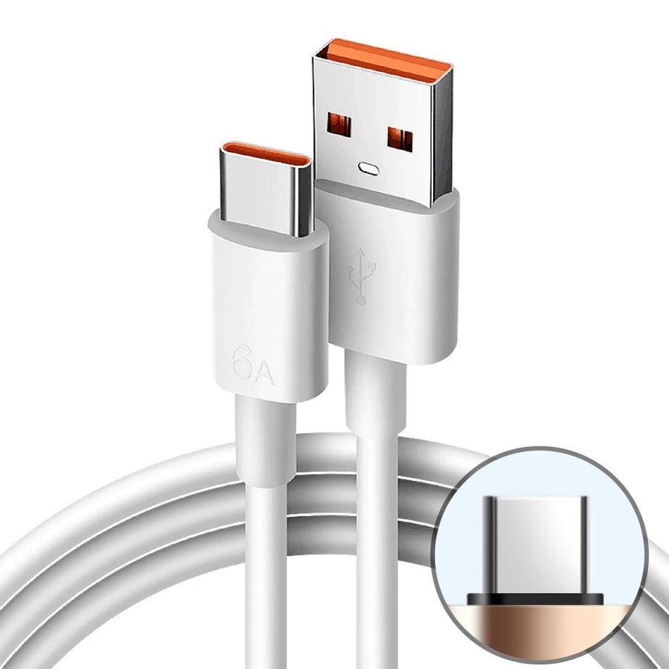 6A Super Fast Charging USB Cable for Android Huawei Apple