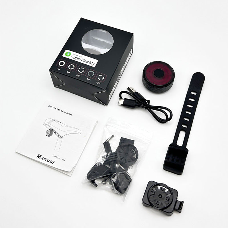Bicycle Tail Light with Anti-Lost GPS – Road & Mountain Bike Safety Light