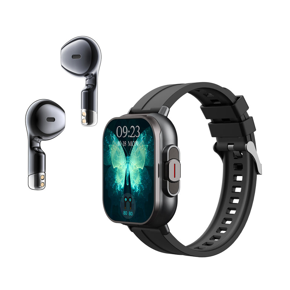 D8 Smartwatch – 2″ Screen + TWS Earbuds