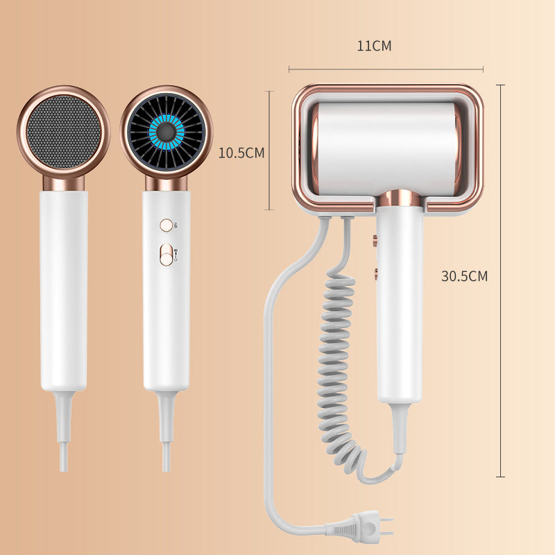Wall-Mounted Hair Dryer – Hotel Use, High Power, Safe