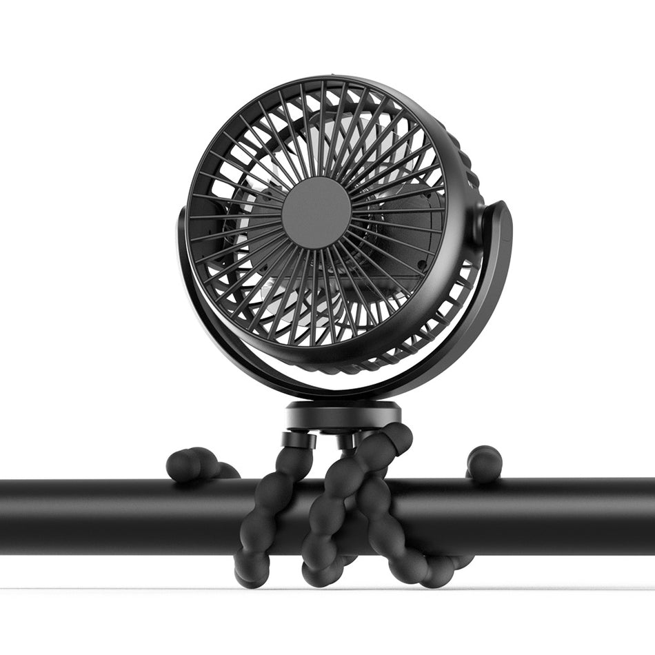 Octopus Portable USB Fan – Silent Handheld Mini Fan for Outdoor & Stroller