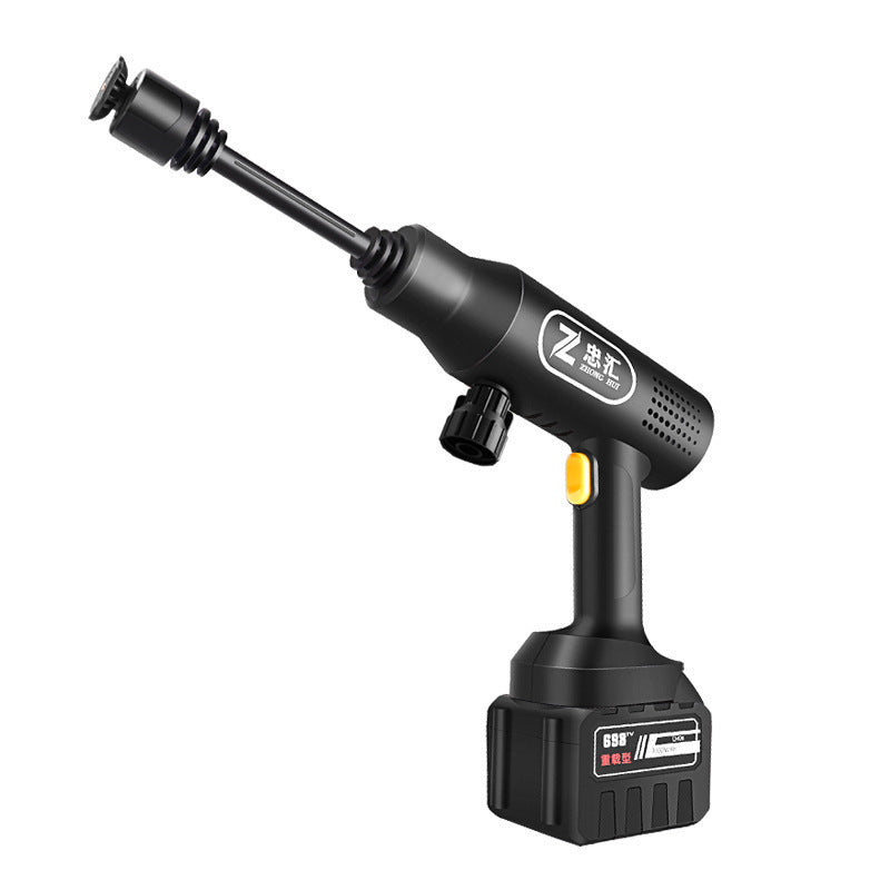 Wireless High-Pressure Car Wash Water Gun with Battery