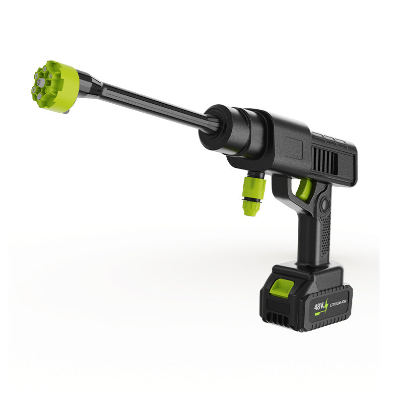 Wireless High-Pressure Car Wash Water Gun with Lithium Battery