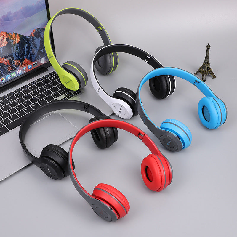 Foldable Wireless Bluetooth Headset P47 – Music & Card