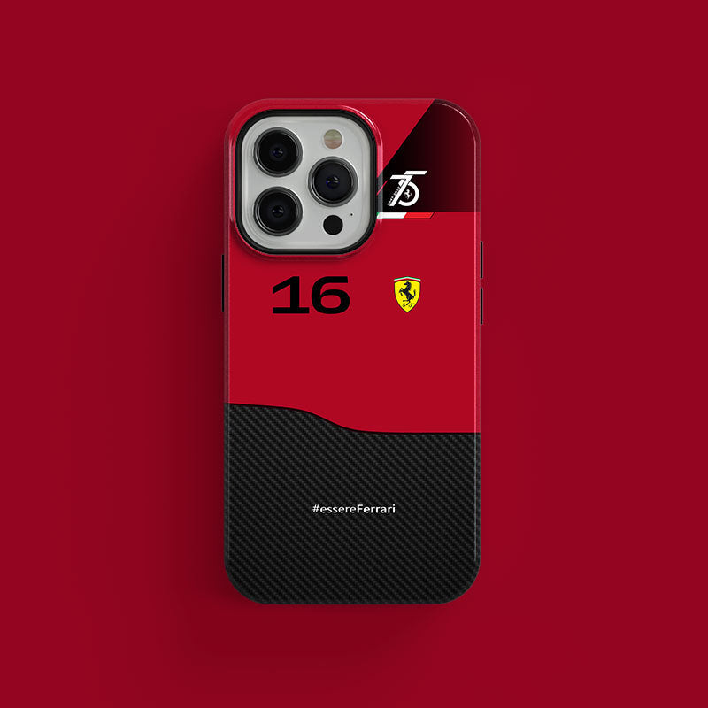 Racing Series Black & Red Case for iPhone 15/16