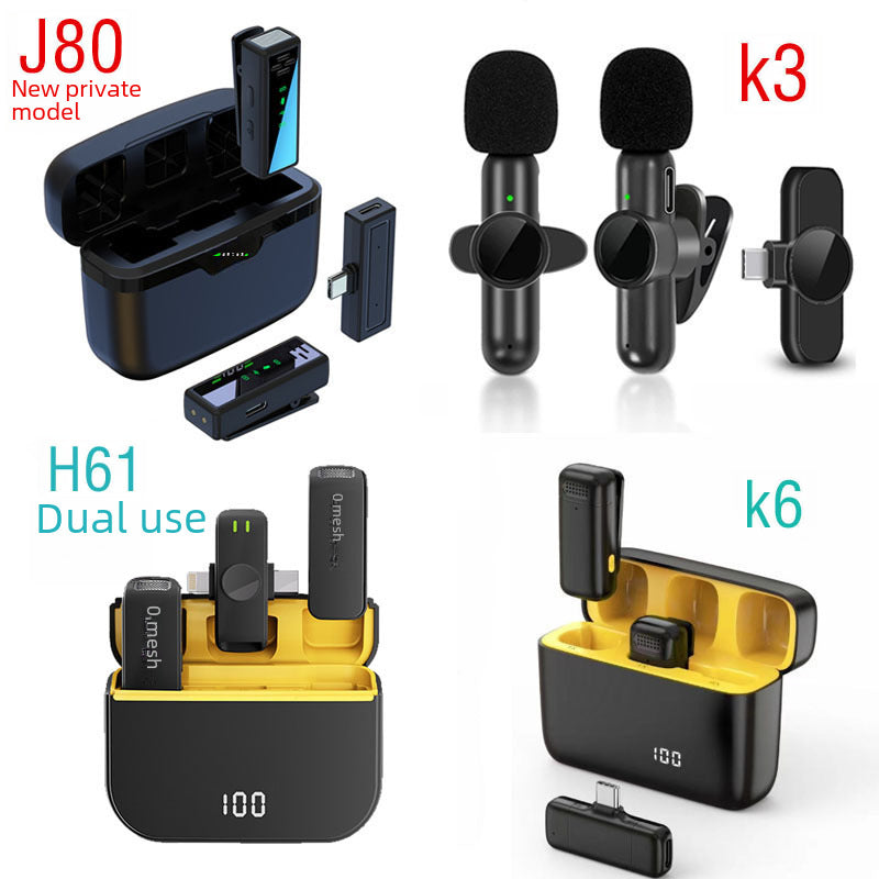 J3 Wireless Clip Mic For Mobile Live & Interviews