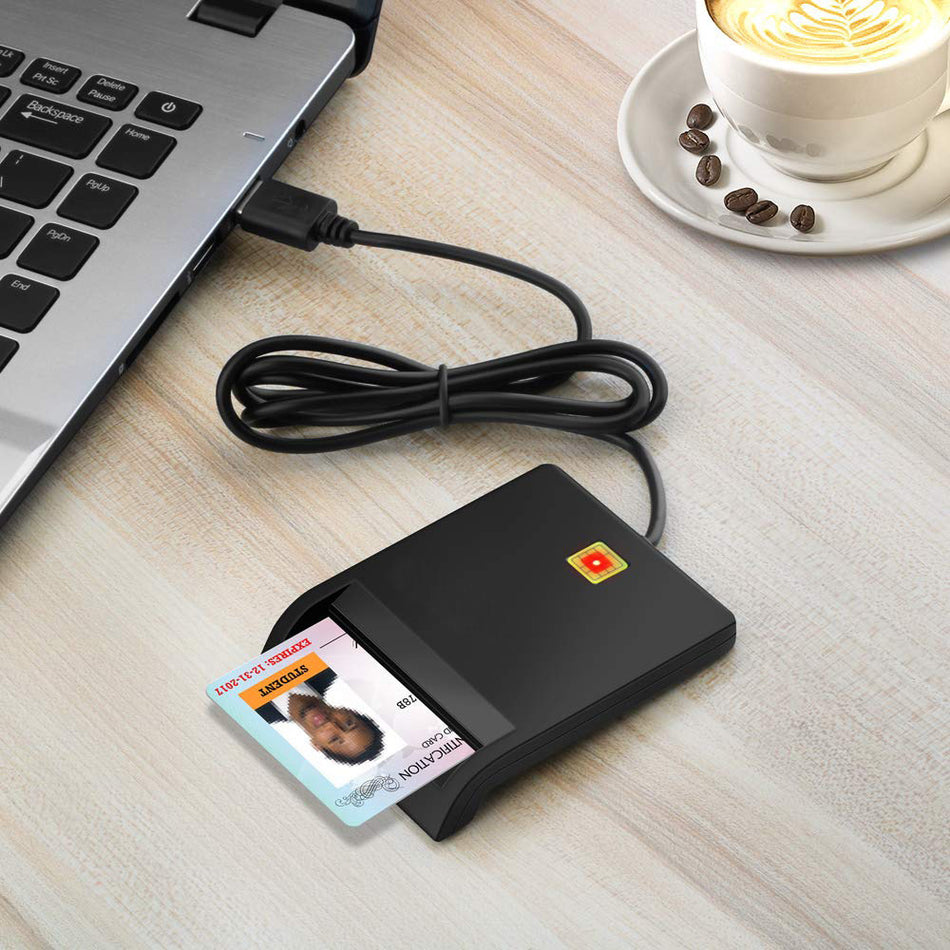 Cross Border HC65 Smart USB Card Reader for Bank & ID