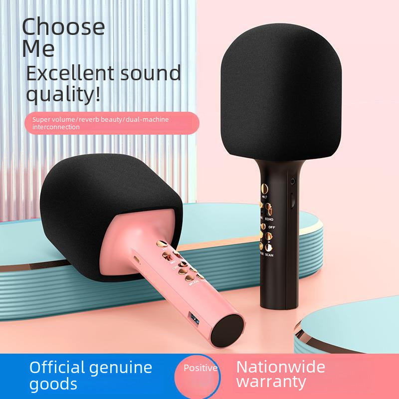 Q11 Wireless Mic Bluetooth Condenser Mic for Singing Live