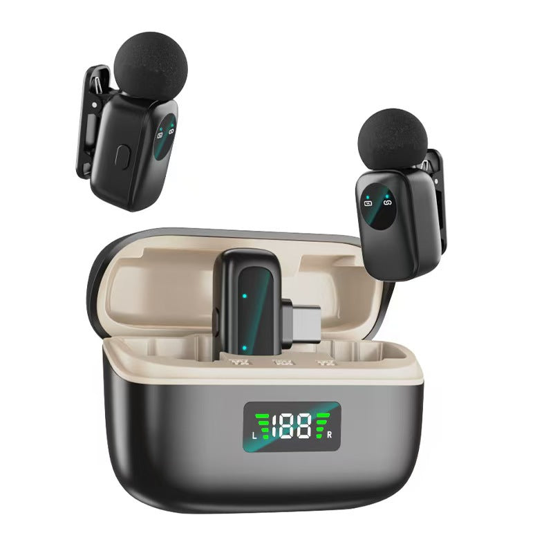 Mini Wireless Collar Clip Mic – Noise-Reducing Mic for Mobile Live
