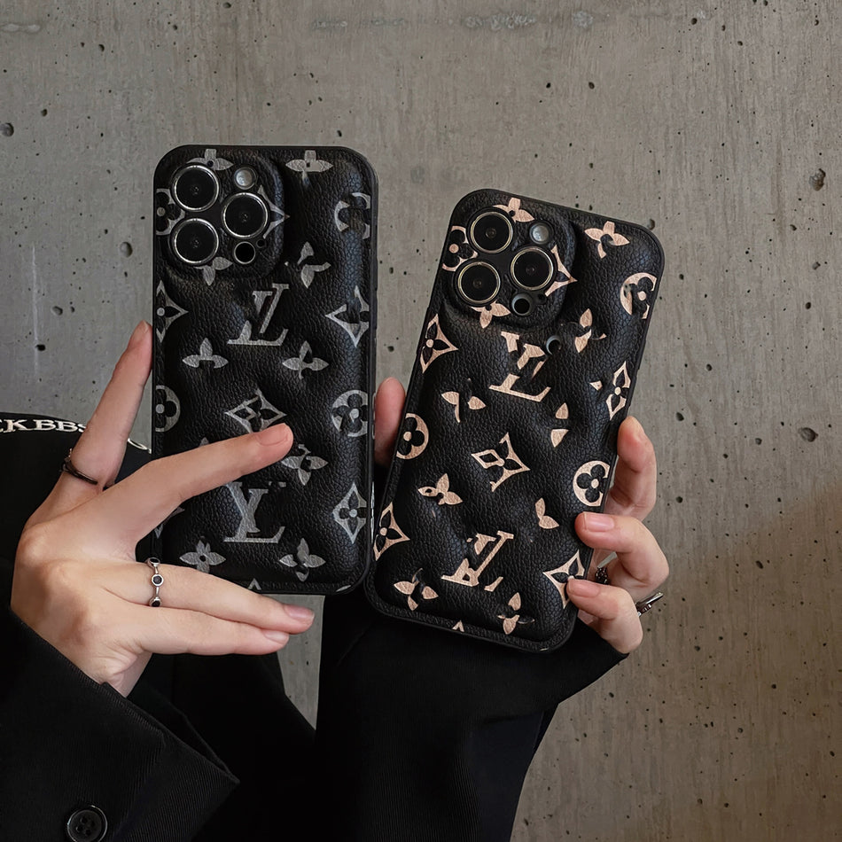 Air Cushion Leather Texture Fine-Hole Case
