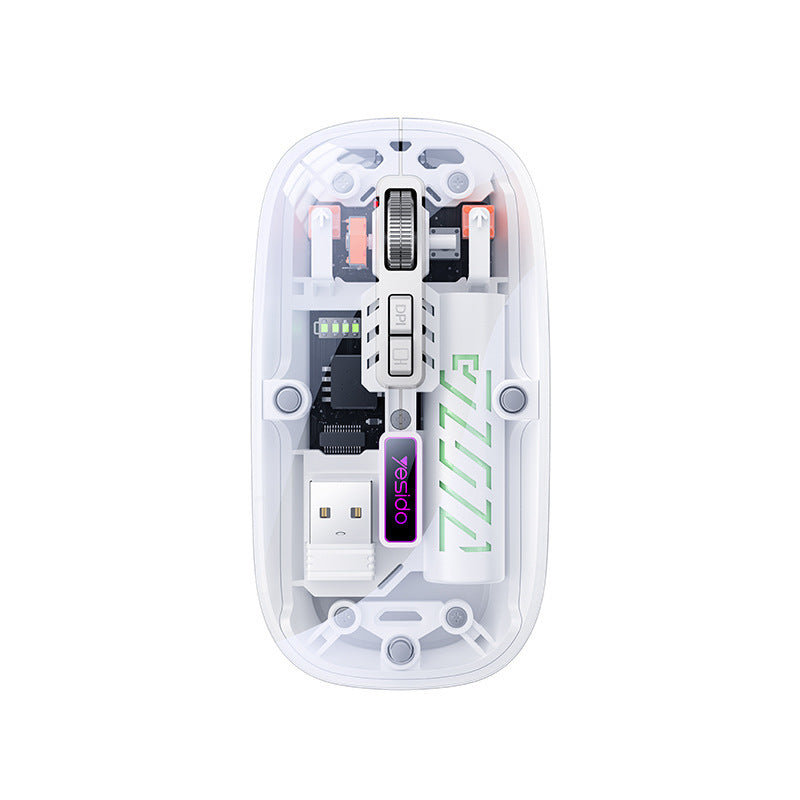 Dual-Mode Wireless Mouse Silent Long Battery Life
