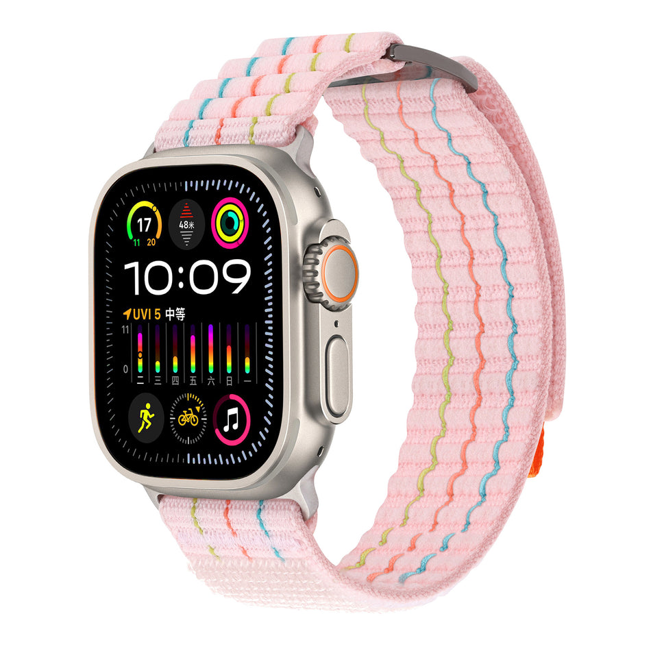 Nylon & Leather Strap – Apple Watch 49mm Upgrade